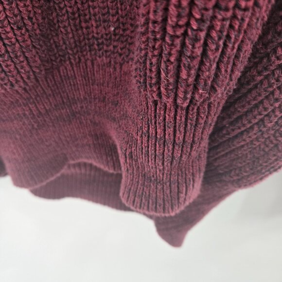 Original Weatherproof Vintage Burgundy 100% Cotton Sweater Size XXL - Picture 9 of 13